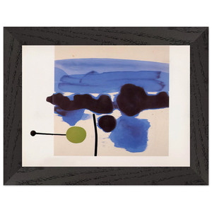 Victor Pasmore Passion Flower 1986 Premium Wooden Framed Art Print / Poster