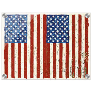 Jasper Johns  FLAGS I ULAE 128 Acrylic Print