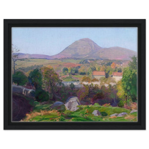 Armand Guillaumin  Landscape of Puy de Dome Framed Canvas