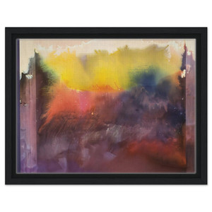 Ronnie Landfield  Vision Of Paradise  1985 Framed Canvas