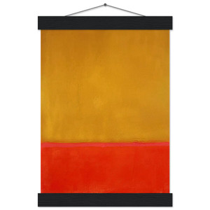 Mark Rothko Ochre and Red on Red 1954 Matte Poster with Hanger
