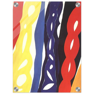 Ernst Wilhelm Nay  Streifen WZ 1221  1967 Acrylic Print