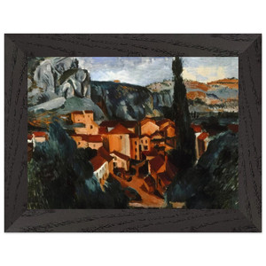 Andre Derain  A VILLAGE Premium Wooden Framed Art Print / Poster