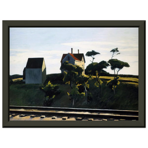 Edward Hopper New York New Haven Hartford Framed Art Print