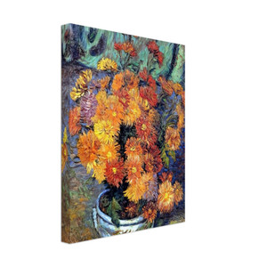 Armand Guillaumin  Vase de chrysanthemes  1885 Canvas