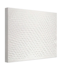 Enrico Castellani  Untitled Hommage a Santomaso  Spatialism Canvas