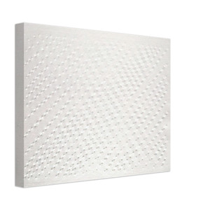 Enrico Castellani  Untitled Hommage a Santomaso  Spatialism Canvas