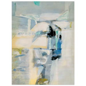 Menez  Reflexos  Lyrical Abstraction Wood Print