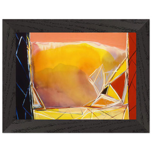 Ronnie Landfield Thunder For Camille Pissarro 1986 Framed Art Print