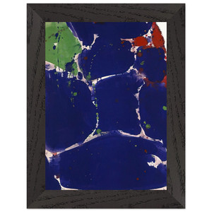 Sam Francis  Untitled  SF55003  Premium Wooden Framed Art Print / Poster