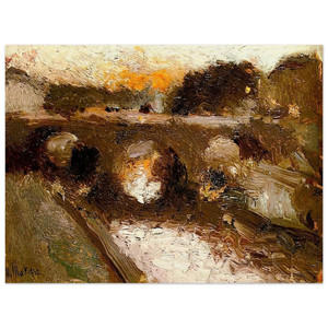 Henri Matisse  PONT SAINT MICHEL PARIS 1895 Wood Print