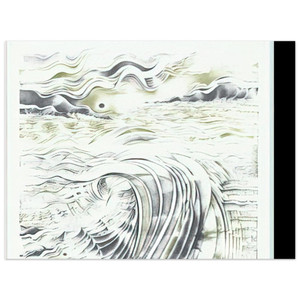 Lee Bontecou  AN UNTITLED PRINT 1982 Aluminum Print