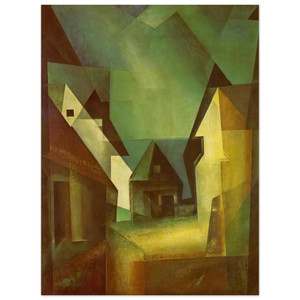 Lyonel Feininger  GABERNDORF II 1924 Aluminum Print