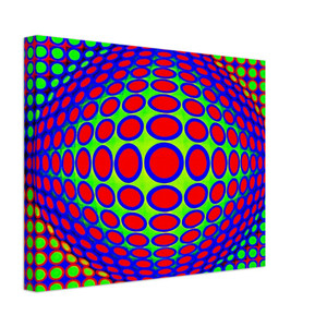 Victor Vasarely  Vega 200  1968 Canvas