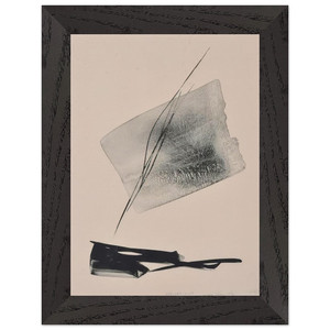 Toko Shinoda Arrived Wind Abstract Expressionism Framed Wood Print