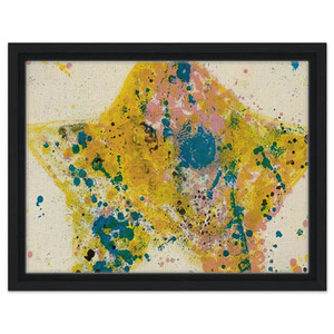 Sam Francis  Star Framed Canvas