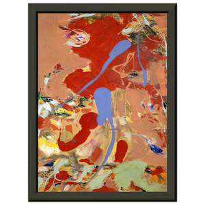 Hans Hofmann  Aquatic Garden Premium Metal Framed Art Print / Poster