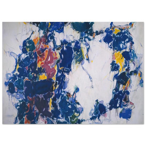 Sam Francis  Around the Blues Fine Art Poster / Art Print