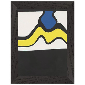 Nicholas Krushenick  Untitled  1961 N12 Premium Wooden Framed Art Print / Poster