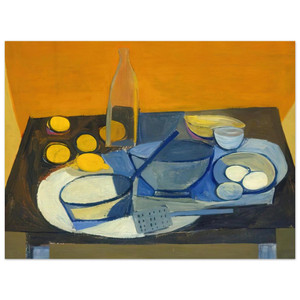 William Scott  Kitchen Still Life  1948 Aluminum Print