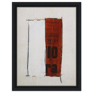 Mario Schifano  Untitled  1961 N11 Framed Canvas