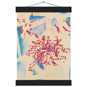 Alighiero Boetti UNO DEI TRE QUADRI MUTI SENZA SCRITTURA 1988 Poster