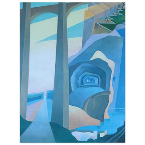 Benedetta Cappa: Synthesis of Overland Comm. 1933-34 Palermo Alum Print