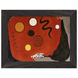 Alexander Calder  THE FUSE 1947 Premium Wooden Framed Art Print / Poster