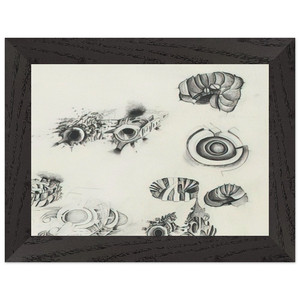 Lee Bontecou  UNTITLED 1961 1 N1 Premium Wooden Framed Art Print / Poster