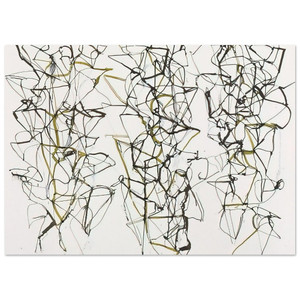 Brice Marden  Untitled with Green  1989 Fine Art Poster / Art Print