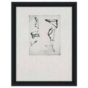 Brice Marden  Etchings to Rexroth 1  1986 Framed Canvas