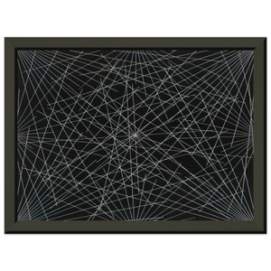 Sol LeWitt Lines From Corners Sides Center to Points on Grid Art Print