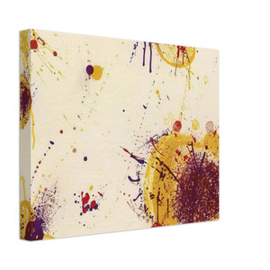Sam Francis  Yellow Speck Canvas