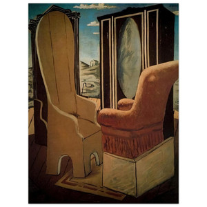 Giorgio de Chirico  FURNITURE IN THE VALLEY Wood Print