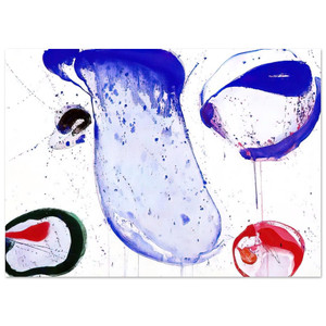 Sam Francis  Blue 47 Fine Art Poster / Art Print