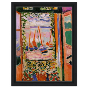Henri Matisse  OPEN WINDOW COLLIOURE 1905 Framed Canvas