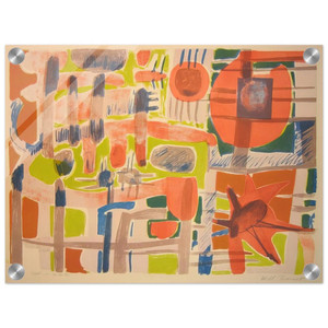 Will Barnet  Call It Winter  1957 United States Acrylic Print