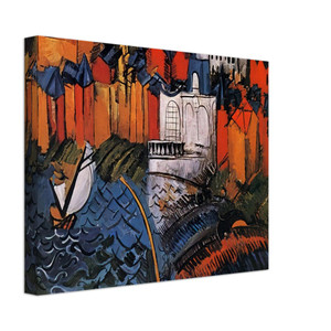 Raoul Dufy  SAILBOAT AT SAINTE ADRESSE 1912 Canvas