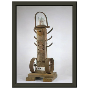 Robert Indiana  Mars Premium Metal Framed Art Print / Poster