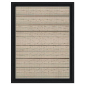 Nasreen Mohamedi  Untitled  1970 N17 Framed Canvas