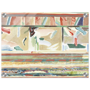 Menez  Paisagem II Portalegre tapestry card  Lyrical Abstraction Acrylic Print