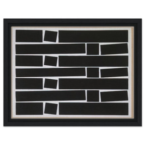 Helio Oiticica  Metaesquema 169  NeoConcretism Framed Canvas