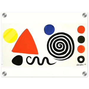 Alexander Calder  ABSTRACTION 1966 Acrylic Print