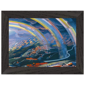 Gerardo Dottori Miracle of Light While Flying 1931 Framed Print