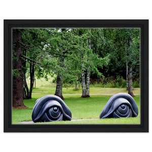 Louise Bourgeois  EYE BENCHES II 1997 Framed Canvas