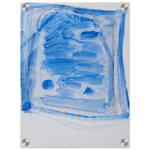 Ralston Crawford  Sketchy Cobaltic Blue Flag  2009 N1 Acrylic Print