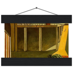 Chirico Montparnasse 1914 Museum-Quality Matte Paper Poster with Hanger