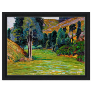 Armand Guillaumin  Valley in Pontgibaud Framed Canvas