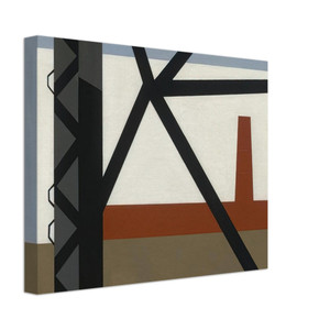 Ralston Crawford  From the Bridge  1942 Canvas