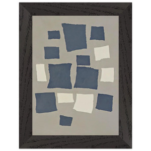 Jean Arp Squares Arranged by Laws of Chance Collage Framed Print